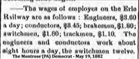 Erie Railroad (Wages)